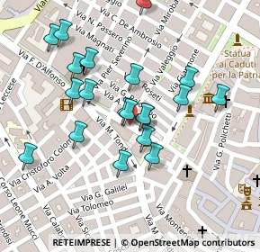 Mappa Via Francesco de Sanctis, 71016 San Severo FG, Italia (0.115)