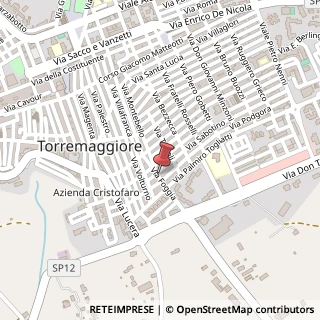 Mappa Via Foggia, 9, 71017 Torremaggiore, Foggia (Puglia)