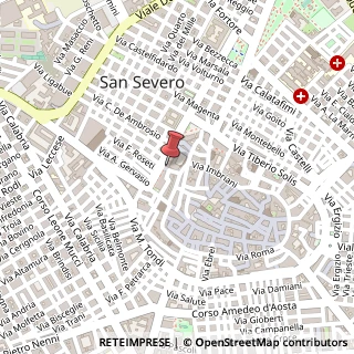 Mappa Corso Antonio Gramsci, 29, 71016 San Severo, Foggia (Puglia)