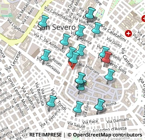 Mappa Via Paolo Venusi, 71016 San Severo FG, Italia (0.2315)