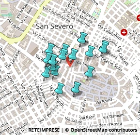 Mappa Vico Fabbri, 71016 San Severo FG, Italia (0.169)