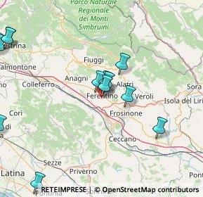 Mappa Via Madonna degli Angeli, 03013 Ferentino FR, Italia (20.46923)