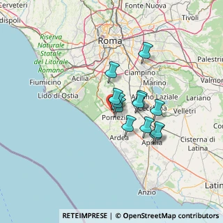 Mappa Via Carlo, 00071 Pomezia RM, Italia (9.9475)