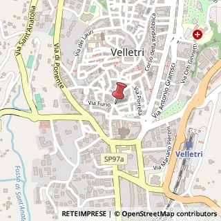Mappa Via Fabio Filzi, 1, 00049 Velletri, Roma (Lazio)