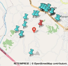 Mappa Via Tofe Vado del Cerro, 03013 Ferentino FR, Italia (1.27143)