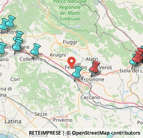 Mappa Via Tofe Vado del Cerro, 03013 Ferentino FR, Italia (28.0785)