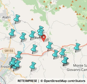 Mappa 03029 Veroli FR, Italia (5.255)