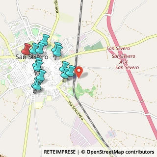 Mappa Strada Comunale, 71016 San Severo FG, Italia (1.09786)