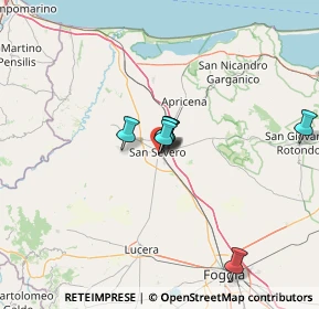 Mappa Via Aurelio Saffi, 71016 San Severo FG, Italia (27.76727)