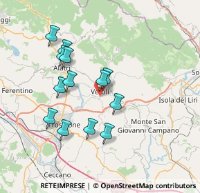 Mappa Via Madonna degli Angeli, 03029 Veroli FR, Italia (6.96077)