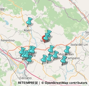 Mappa Via Madonna degli Angeli, 03029 Veroli FR, Italia (7.69938)