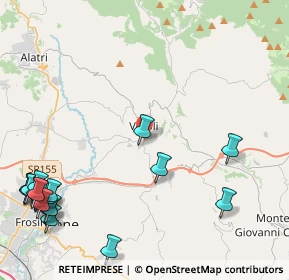 Mappa Via Madonna degli Angeli, 03029 Veroli FR, Italia (6.7105)