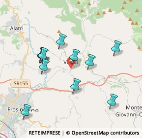 Mappa Via Madonna degli Angeli, 03029 Veroli FR, Italia (3.83455)