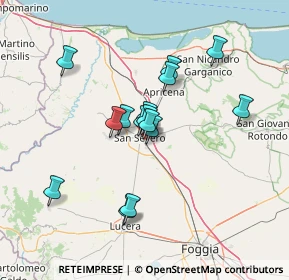 Mappa Via Pacinotti, 71016 San Severo FG, Italia (11.906)