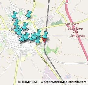 Mappa Via Federico Menabrea, 71016 San Severo FG, Italia (0.95867)