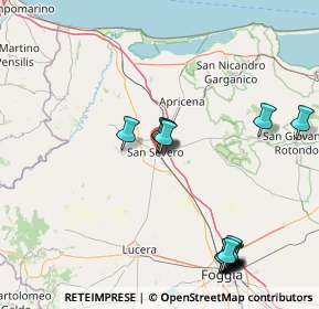 Mappa Via Montello, 71016 San Severo FG, Italia (20.67267)