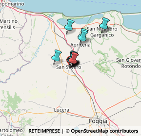 Mappa Via Montello, 71016 San Severo FG, Italia (6.37867)