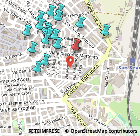 Mappa Via Montello, 71016 San Severo FG, Italia (0.2745)