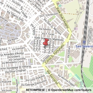 Mappa Via Ercole, 41-49, 71016 San Severo, Foggia (Puglia)