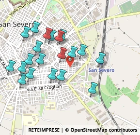 Mappa Via Montello, 71016 San Severo FG, Italia (0.504)