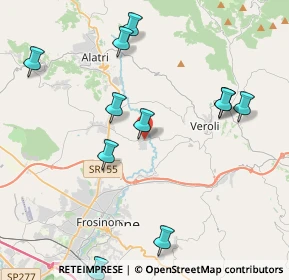 Mappa Frosinone, 03029 Alatri FR, Italia (4.86)