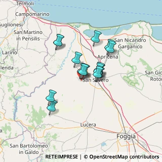 Mappa Via Foggia km 0.100, 71017 Torremaggiore FG, Italia (10.48625)