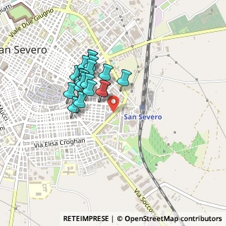 Mappa Via Podgora, 71016 San Severo FG, Italia (0.3785)