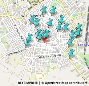 Mappa Vico Gloria, 71016 San Severo FG, Italia (0.477)