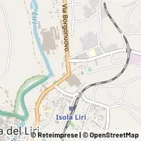 Mapa Isola del Liri
