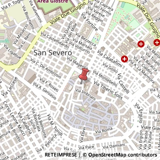 Mappa Corso Giuseppe Garibaldi, 32, 71016 San Severo, Foggia (Puglia)