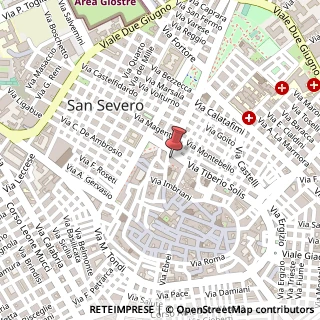 Mappa Corso Giuseppe Garibaldi, 2, 71016 San Severo, Foggia (Puglia)