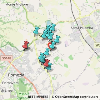 Mappa Via delle Monachelle, 00071 Pomezia RM, Italia (1.34)