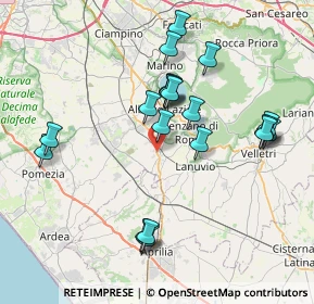 Mappa Via Nettunense Nuova, 00041 Albano Laziale RM, Italia (8.034)