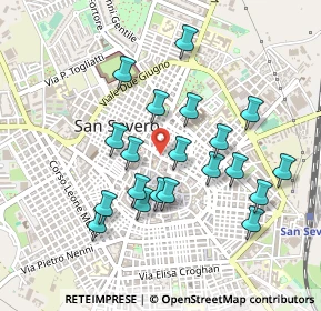 Mappa Via Risorgimento, 71016 San Severo FG, Italia (0.4595)