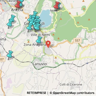 Mappa Via Aligi Sassu, 00045 Genzano di Roma RM, Italia (3.0465)