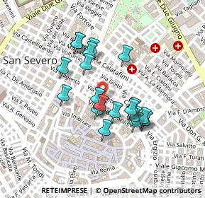 Mappa Via Domenico Diaferia, 71016 San Severo FG, Italia (0.194)