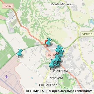 Mappa Via Pontina km 27, 00071 Pomezia RM, Italia (1.855)
