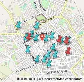 Mappa Via Giuseppe Magnati, 71016 San Severo FG, Italia (0.4505)