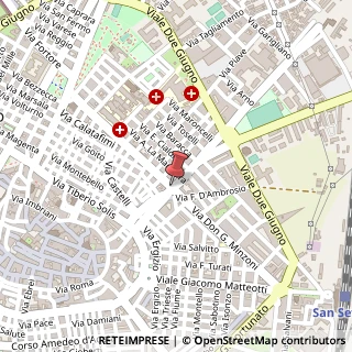 Mappa Via Michele Zannotti, 81, 71016 San Severo, Foggia (Puglia)