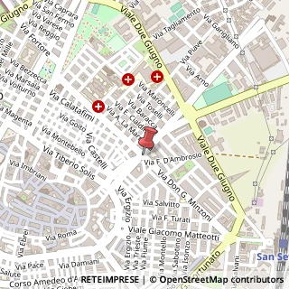 Mappa Via Michele Zannotti, 206, 71016 San Severo, Foggia (Puglia)
