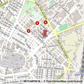 Mappa Via Cialdini, 8, 71016 San Severo, Foggia (Puglia)