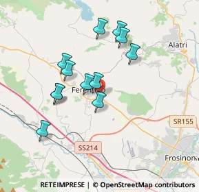 Mappa Via Casilina Nord, 03013 Ferentino FR, Italia (3.43)