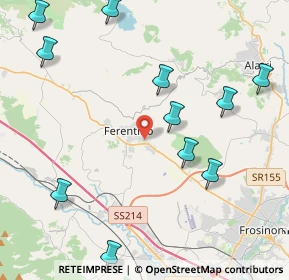 Mappa Via Casilina Nord, 03013 Ferentino FR, Italia (5.96769)