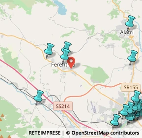 Mappa Via Casilina Nord, 03013 Ferentino FR, Italia (7.53526)