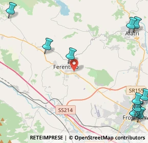 Mappa Via Casilina Nord, 03013 Ferentino FR, Italia (7.32455)