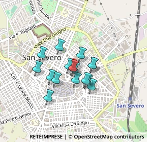 Mappa Via Furio Leuzzi, 71016 San Severo FG, Italia (0.30375)