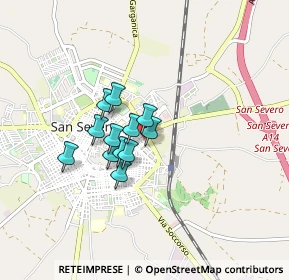 Mappa Via Andromeda, 71016 San Severo FG, Italia (0.57417)