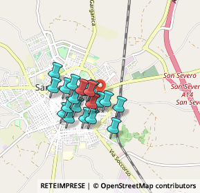 Mappa Via Andromeda, 71016 San Severo FG, Italia (0.6615)