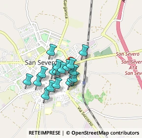 Mappa Via Venere, 71016 San Severo FG, Italia (0.68389)