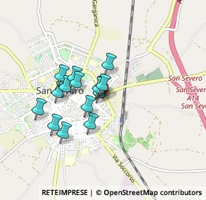 Mappa Via Andromeda, 71016 San Severo FG, Italia (0.68267)